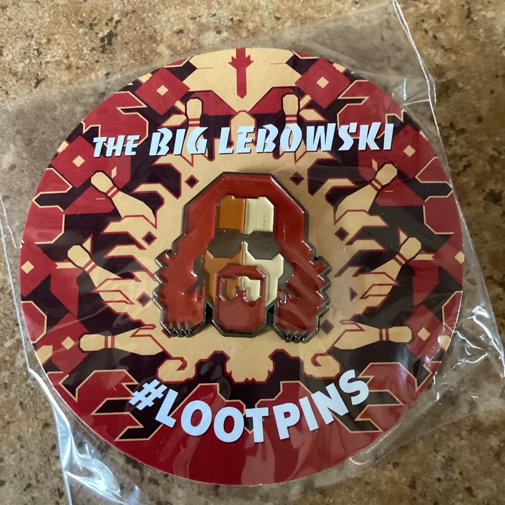 The‎ Big Lebowski Pin The Dude Jeff Bridges Enamel LootCrate